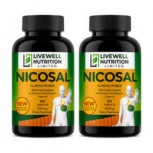 Nicosal x2 VitaCap Bottles Immune Booster for Smokers & Ex-Smokers 90 Tablets