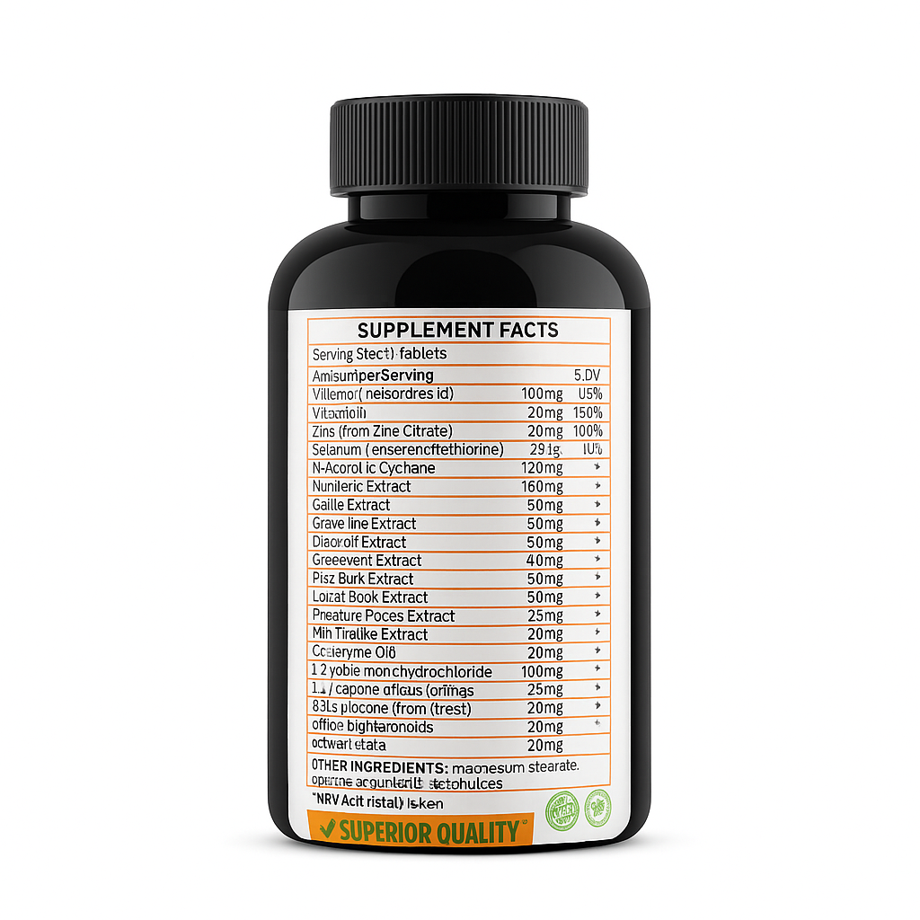 Nicosal x1 VitaCap Bottle Immune Boost for Smokers & Ex-Smokers 90 Tablets