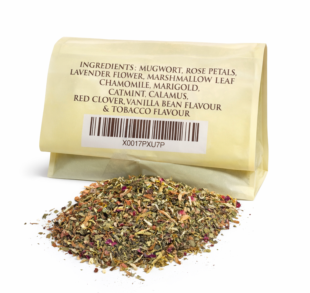 Calm Herbal Smoke Mix. Holistic Releif 100% Nicotine Free. 100% Mixed Herbs. 30 grams