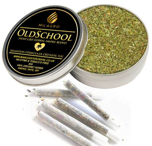 Old School - Herbal Smoke Mix. Holistic Releif 100% Nicotine Free. 100% Mixed Herbs. 30 grams