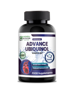 Advance Ubiquinol Kaneka QH 90 Softgels @ 200mg Reduced Form of CoQ10- Powerful Results