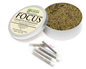 Focus-Herbal Smoke Mix Increase Focus & Attention. 100% Nicotine Free. 100% Mixed Herbs. 30 grams.