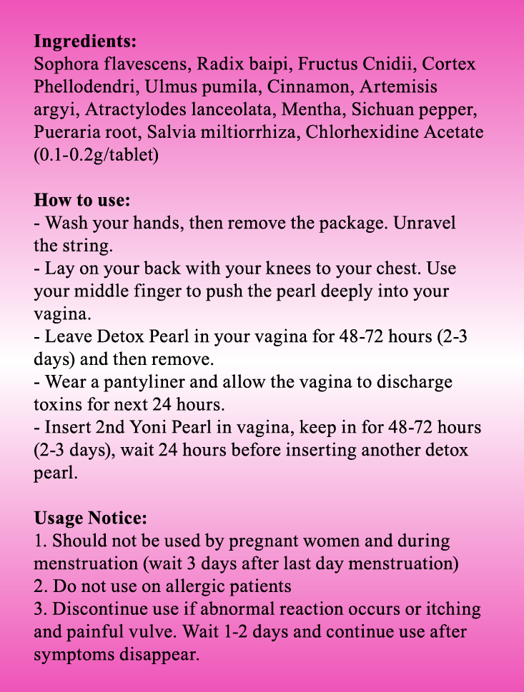 Inna Direct Plus Treatment Effortless Vaginal Cleanse 10 Tablets- 1 Tablet @ 1.2g Satisfactory Results