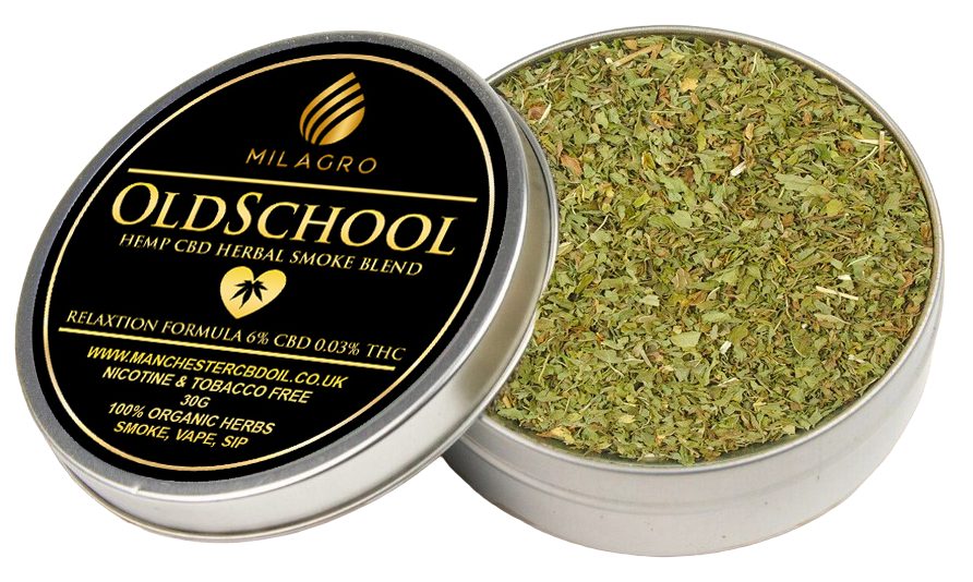 Old School - Herbal Smoke Mix. Holistic Releif 100% Nicotine Free. 100% Mixed Herbs. 30 grams