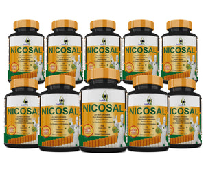 Newly Improved Smokers Vitamin 90 Tablets Nicosal, High Strength Immune Booster for Smokers & Ex-Smokers, Lung Clear 90 Tablets