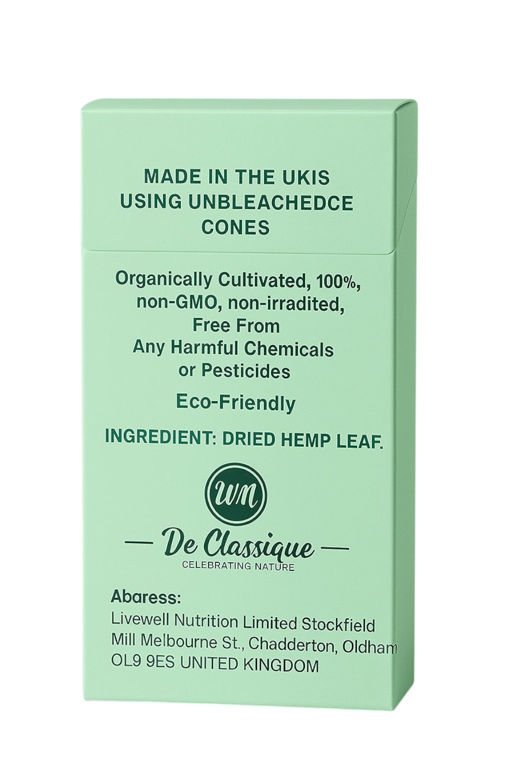 Therapy Blend 20 Organic Herbal Smokes Tobacco Alternative THC & Nicotine Free