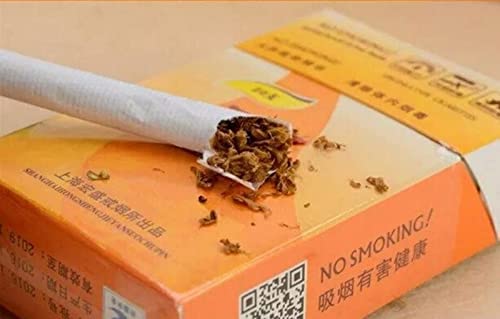 Yunnan Gold River |  Traditional Herbal Chinese Smokes | Super Fresh | Non-Tobacco Nicotine Free | 20 Slim Cigs (Gold River)