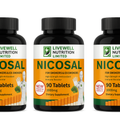 Nicosal x3 VitaCap Bottles Immune Booster for Smokers & Ex-Smokers 90 Tablets