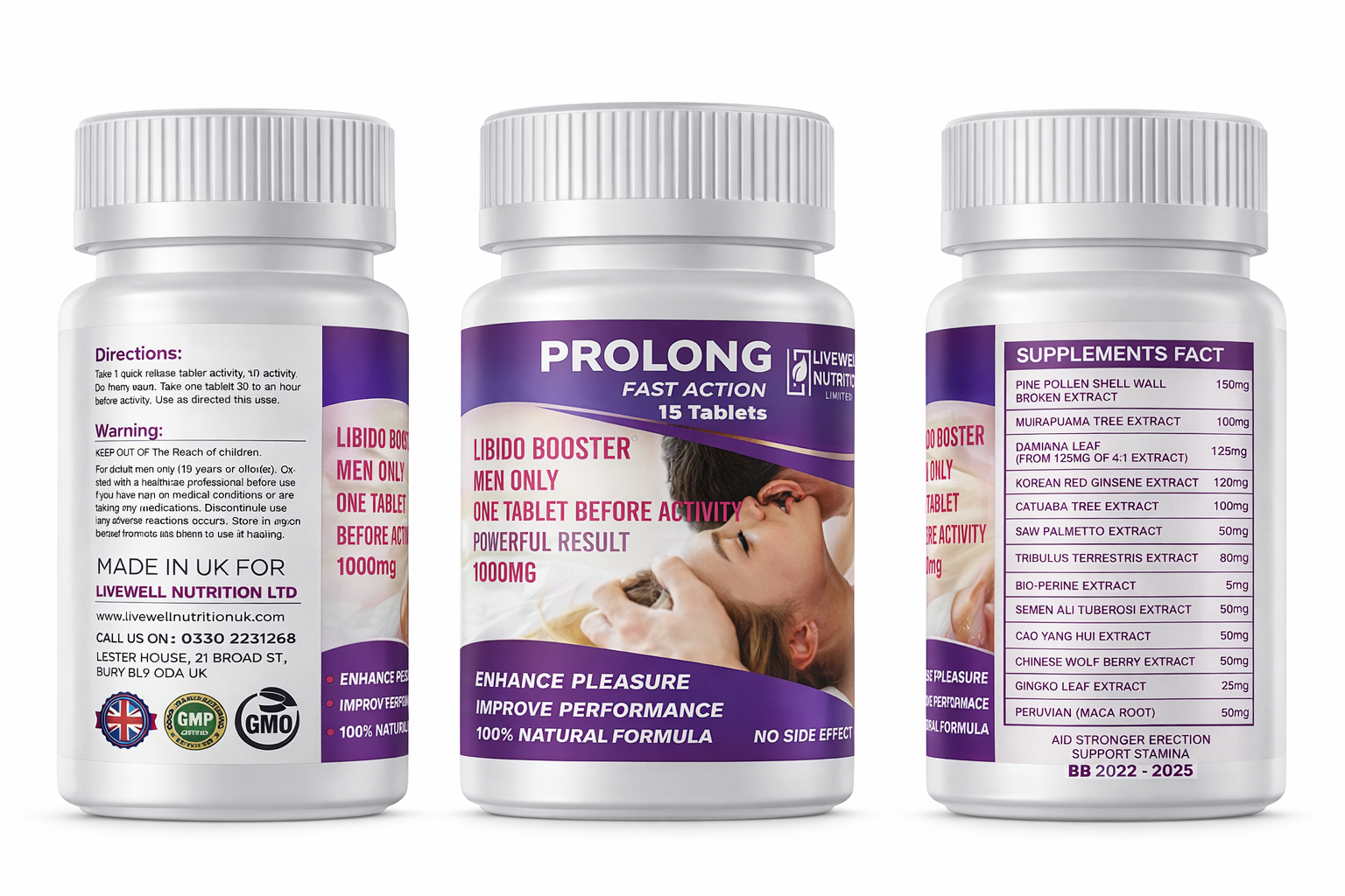 Prolong Fast Action  Powerful Results for Male Performance 10 Tablets- 1 tablet @ 1000mg