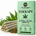 Therapy Blend 20 Organic Herbal Smokes Tobacco Alternative THC & Nicotine Free