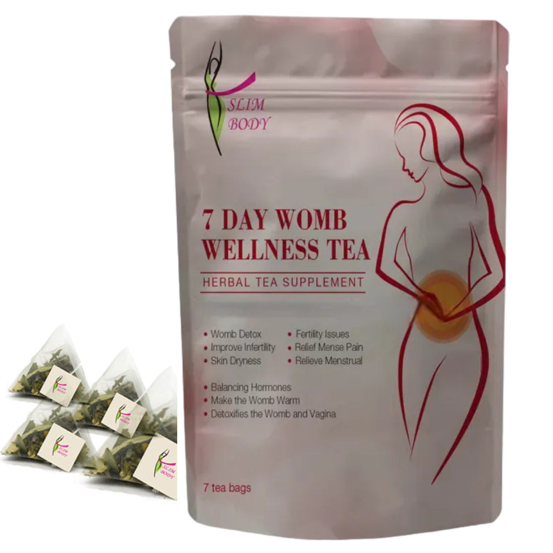7-Day Womb Wellness Tea Herbal Infusion Supplement With 7 Tea Bags