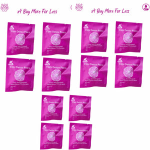 x12 Yoni Detox Pearls-Natural Womb Detox & Vaginal Cleansing-1 Pearl @ 1.2g in each Packet