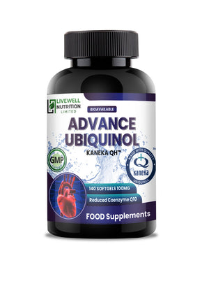 Advance Ubiquinol Kaneka QH 140 Softgels @ 100mg Reduced Form of CoQ10- Powerful Results