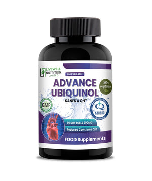 Vegetarian Advance Ubiquinol Kaneka QH 90 Softgels@ 200mg Reduced Form of CoQ10- Powerful