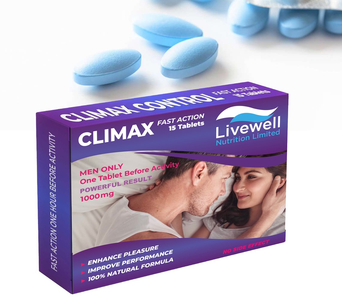 Testosterones Booster Climax Control 1000mg Fast Action One Tablet Before Activity 15 Tablets Male Enhancing Pill Men Only