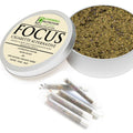 Focus-Herbal Smoke Mix Increase Focus & Attention. 100% Nicotine Free. 100% Mixed Herbs. 30 grams.