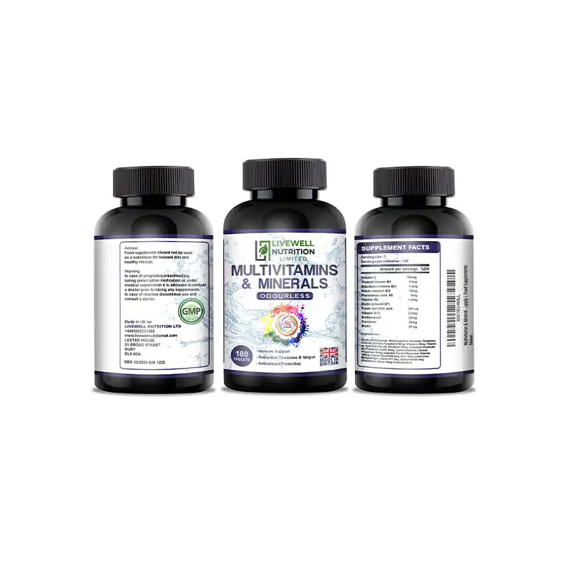 Multivitamins & Minerals, Multimax A-Z Vitamin Support, One A Day Vegetarian & Vegan Tablets 365 One Year Supply