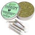 Therapy-Herbal Smoke Mix. Peaceful Serenity. 100% Nicotine Free. 100% Mixed Herbs. 30 grams